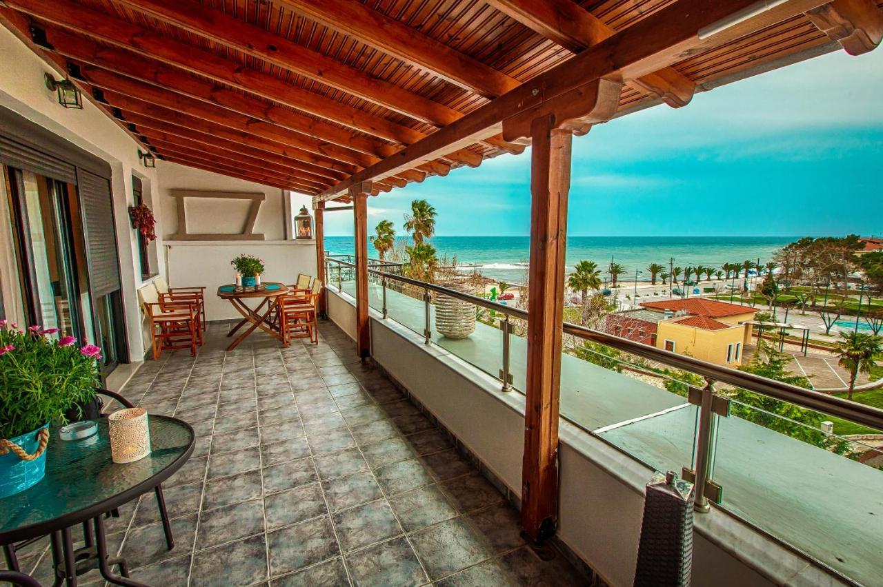 Aqua Mare Sea Side Rooms Nea Kallikrateia Kültér fotó