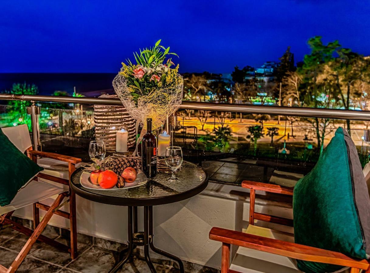 Aqua Mare Sea Side Rooms Nea Kallikrateia Kültér fotó